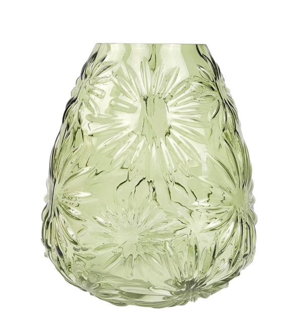 Tommy Floral Glass Vase 20cm
